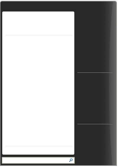 Aero Black v2 — ViStart start menu skin by fediaFedia